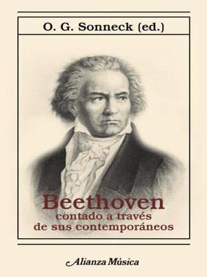 cover image of Beethoven contado a través de sus contemporáneos